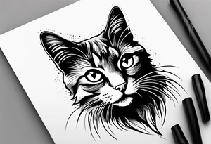 Paw print cat memorial tattoo tattoo idea