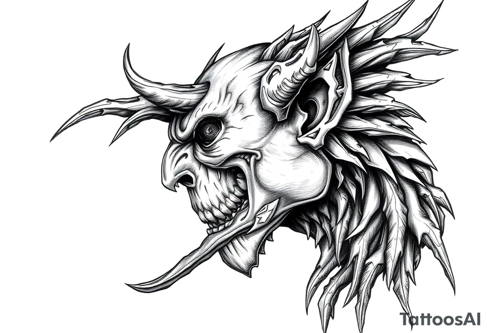Zauberhafter feenwald tattoo idea