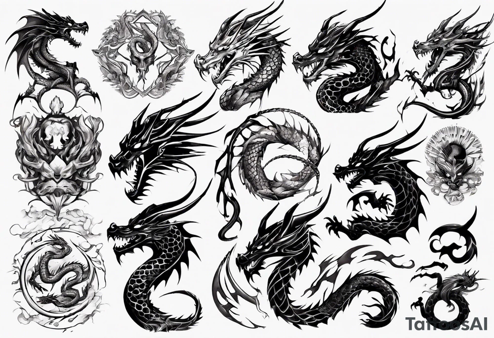 dragon tattoo tattoo idea