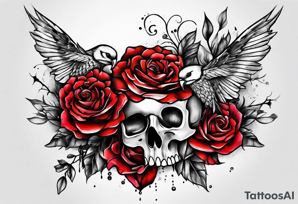Let our Scars Fall in Love tattoo idea