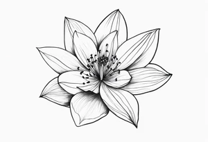 Platycodon grandiflorus goes around the arm tattoo idea