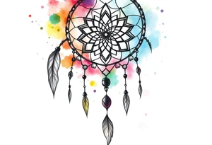 Dream catcher tattoo idea