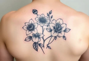 May birth flower and December birth flower with
Gods
Redeemed
Obedient
Salty
Sisters tattoo idea