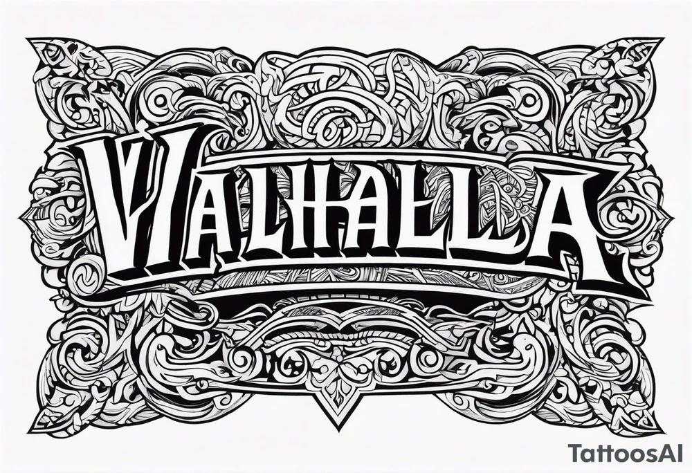Valhalla tattoo idea