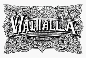 Valhalla tattoo idea
