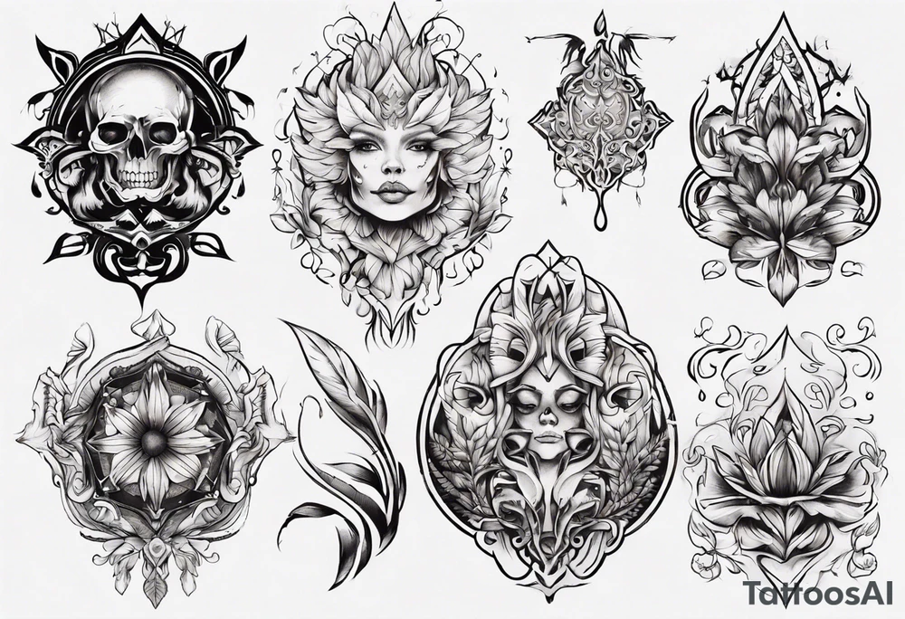 Ornemental tattoo idea