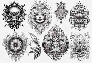 Ornemental tattoo idea