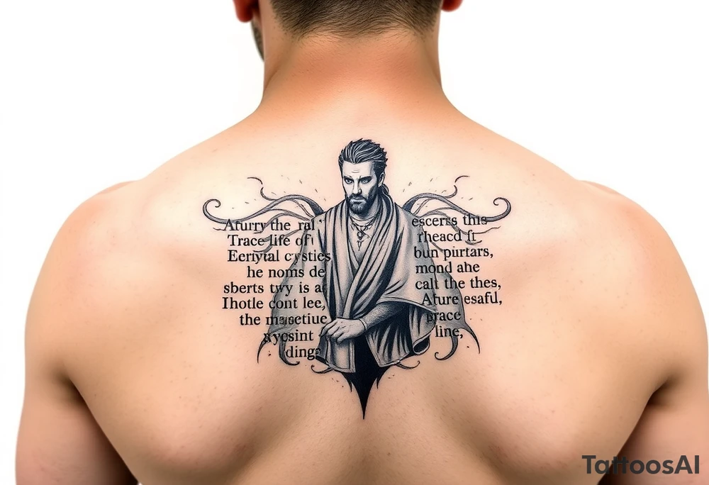 brazo entero con letras de canciones de robe iniesta con imagen de robe iñaki aton y manolo chinato tattoo idea