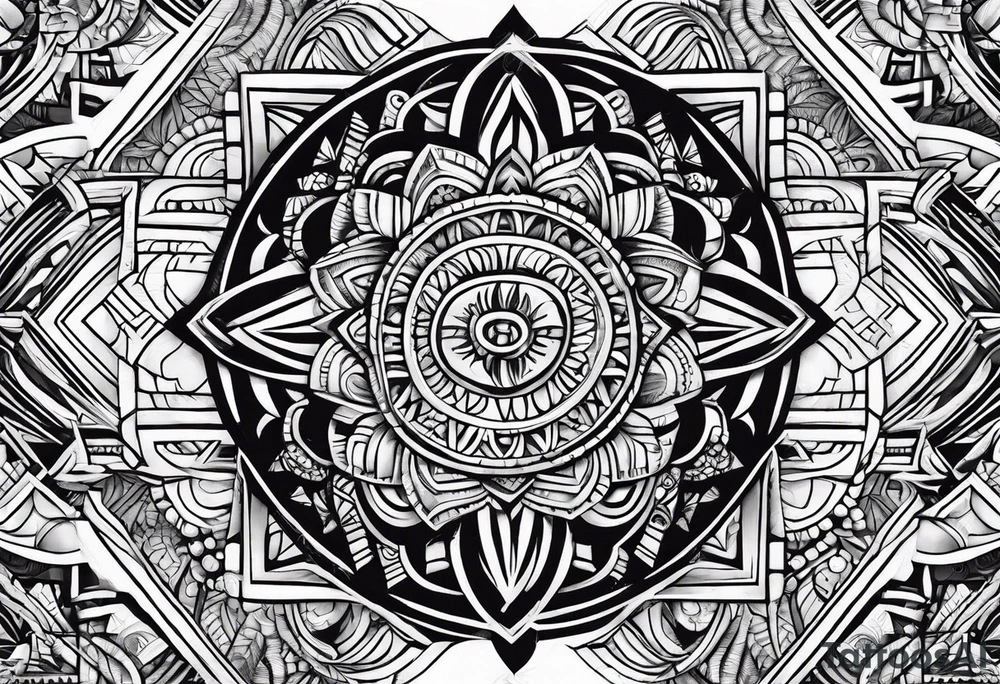 Tongan art tattoo idea