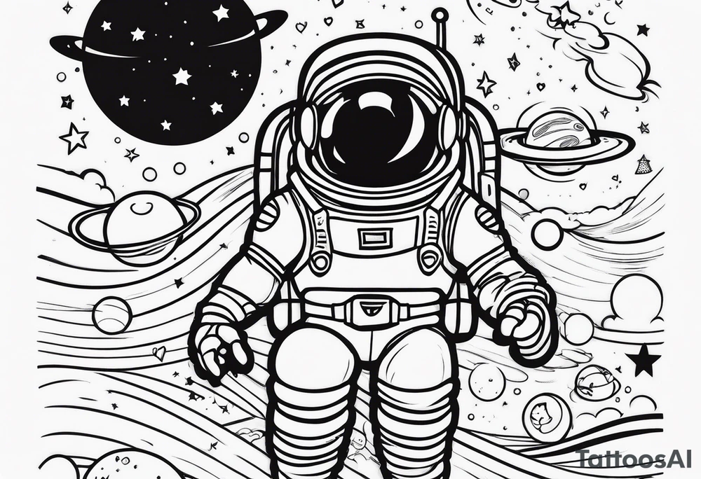 With all my heart and all my soul, to the end of the universe. To infinity and beyond tattoo idea
