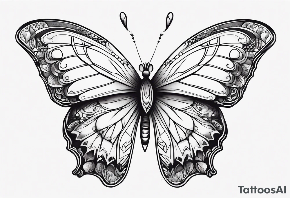 Borboleta tattoo idea