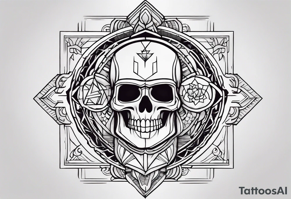 Traditional flash sheet tattoo idea