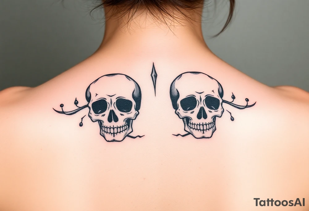 Skulls tattoo idea