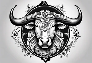 Taurus sign tattoo idea