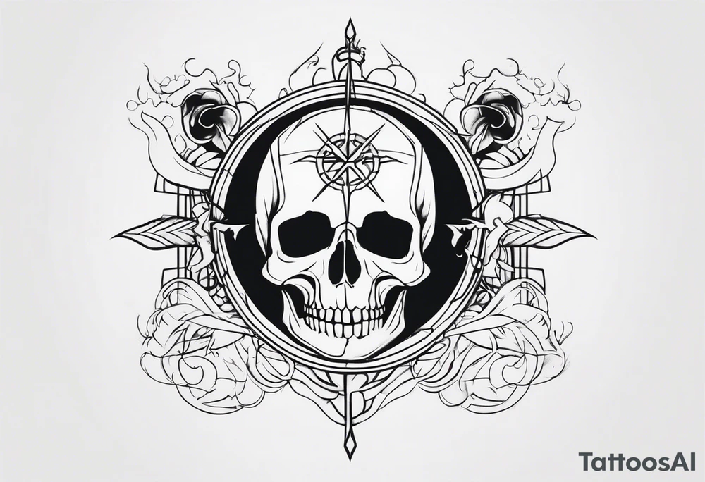 mist death tattoo idea