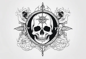 mist death tattoo idea