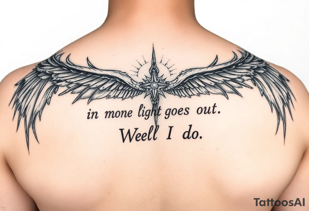 Who cares if one more light goes out?
Well I do tattoo idea