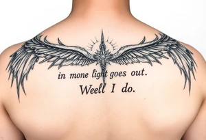 Who cares if one more light goes out?
Well I do tattoo idea