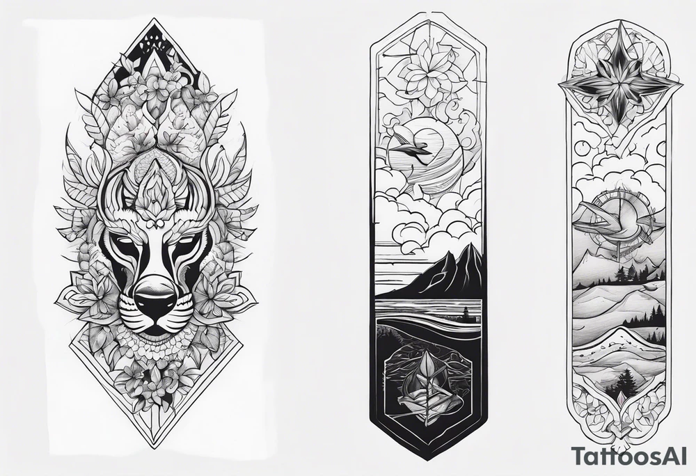 vacation tattoo idea