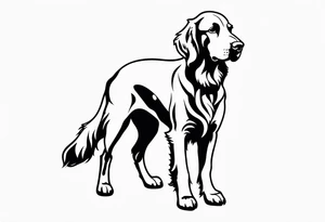 irish setter tattoo idea