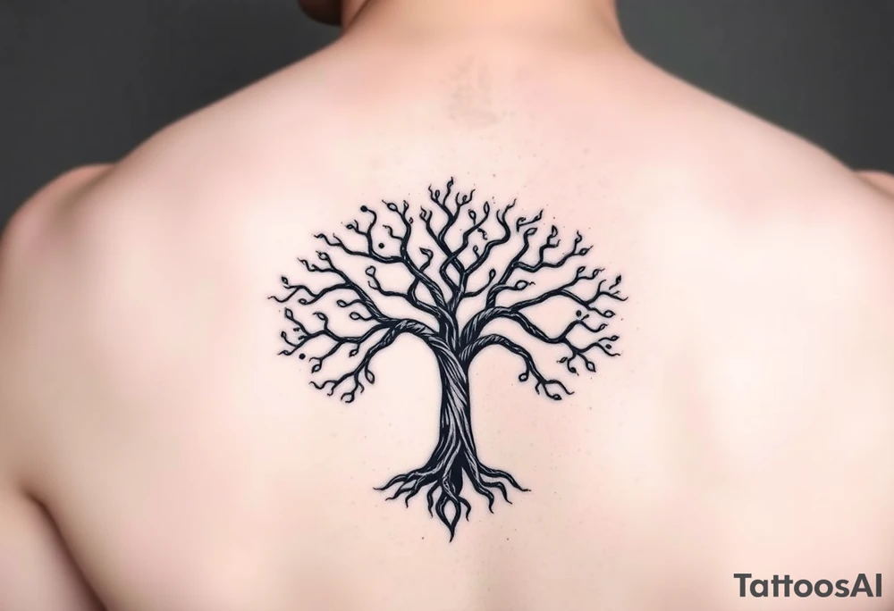 tree of life tattoo idea