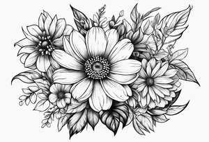Wildflowers tattoo idea