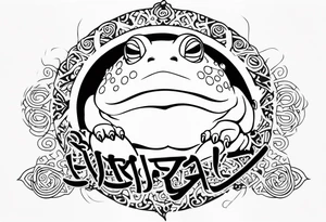 Jiraiya Naruto Gamakichi toad tattoo idea