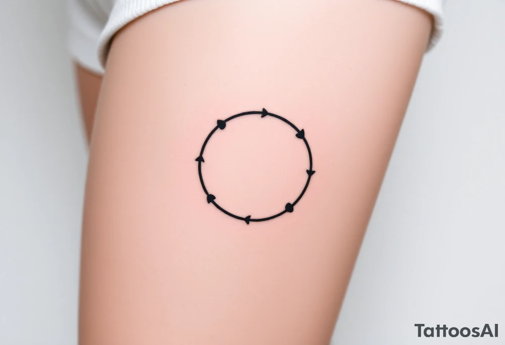 Rewind symbol is the circle include the play pause and stop inside the circle tattoo idea