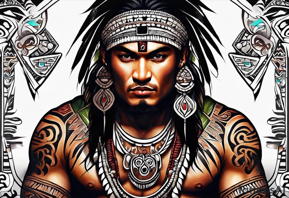 Taino indian tattoo idea