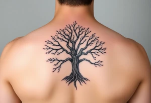 Tree on my back tattoo idea