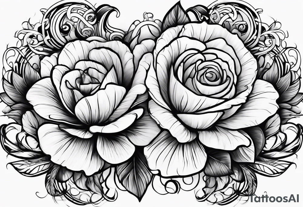 five long lines tattoo idea