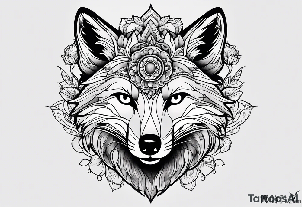 Fox landing tattoo idea