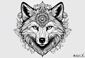 Fox landing tattoo idea