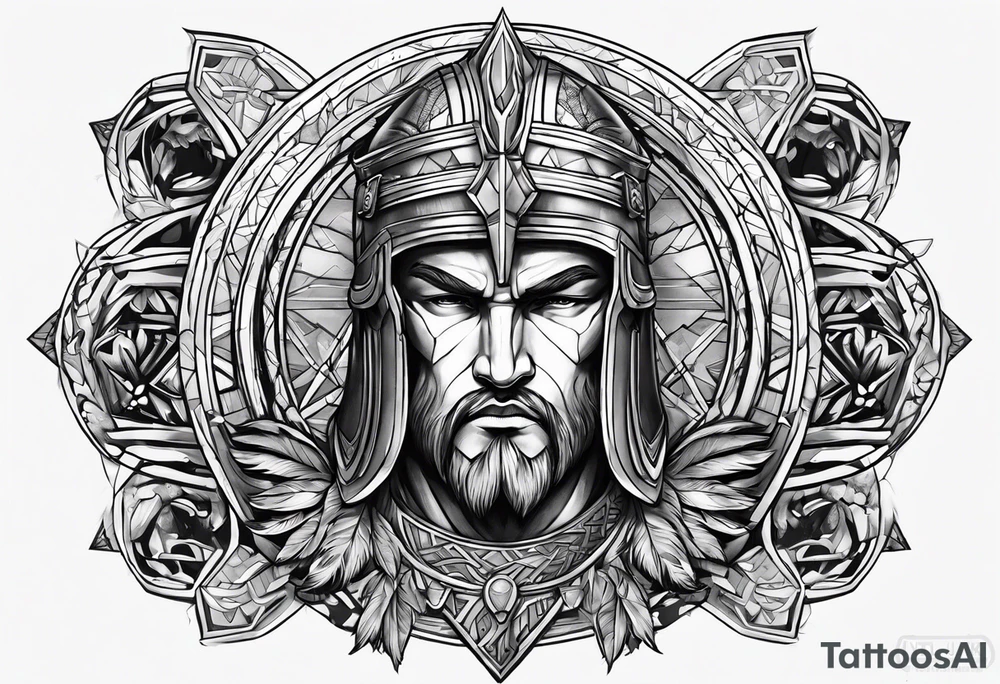 Universal gladiator tattoo idea