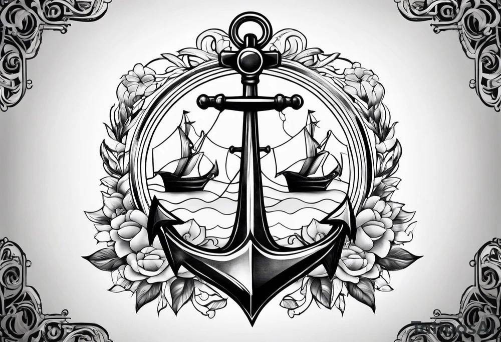 anchor tattoo idea