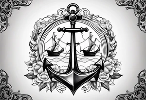 anchor tattoo idea