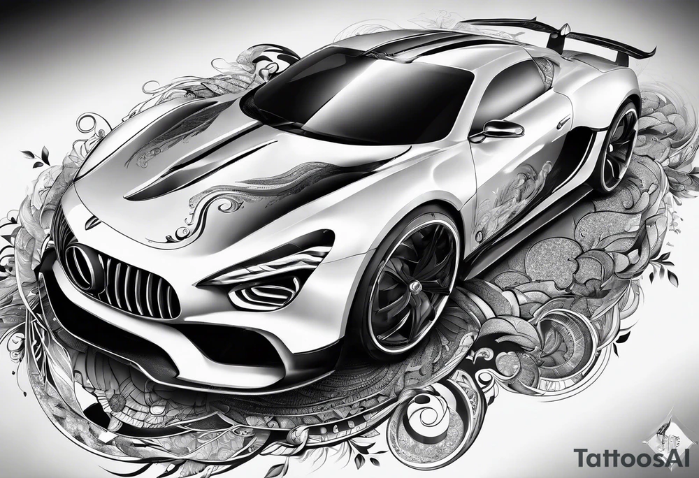 Futuristic tattoo idea