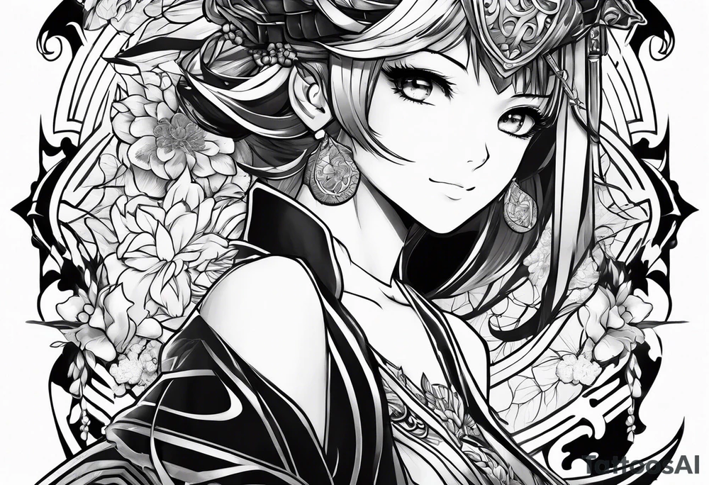 Anime japonais tattoo idea
