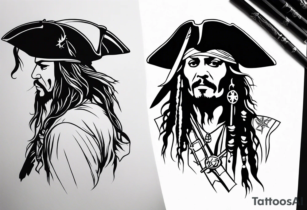 Petit Tatouage en lien avec Jack sparrow tattoo idea