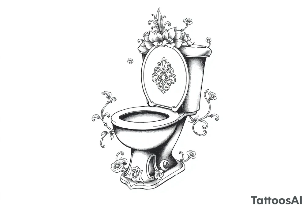skibidi toilet tattoo idea