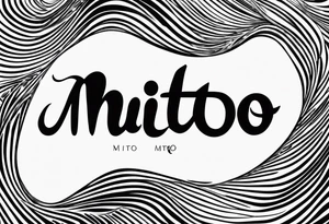 The name “Mito” a little bold, small tattoo idea