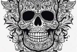 rock a billy Arm sleeve mit verschiedenen Motiven tattoo idea