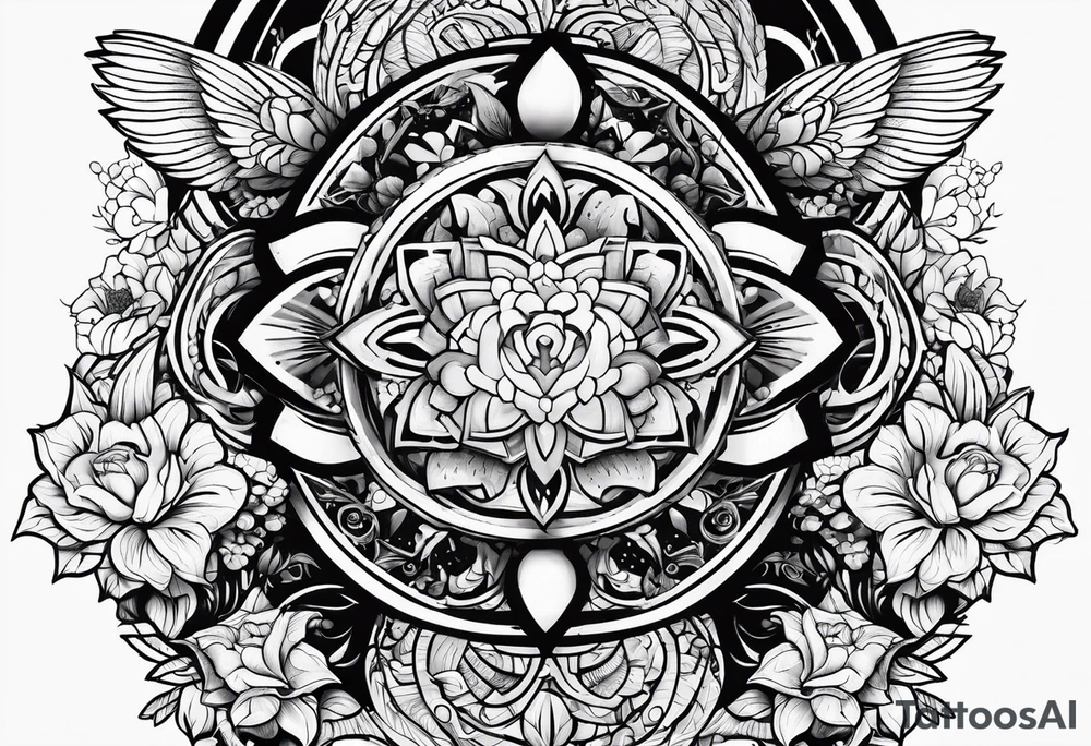 sigilism design tattoo idea