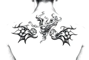 Dope in smoke tattoo idea