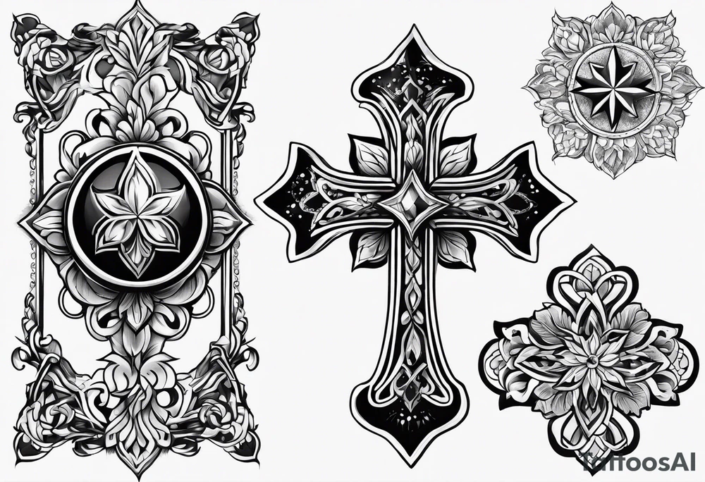 cross tattoo idea