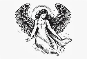 An angel that will always be in my heart tattoo idea