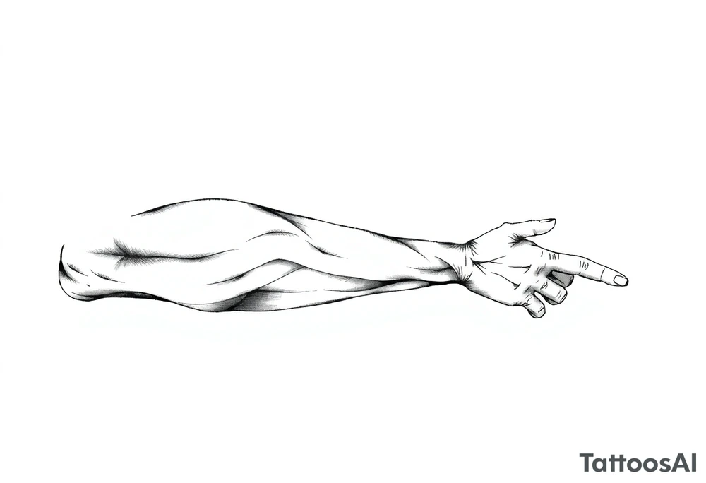 Längliche Engelsflügel tattoo idea