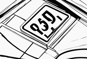 speed limit sign tattoo idea