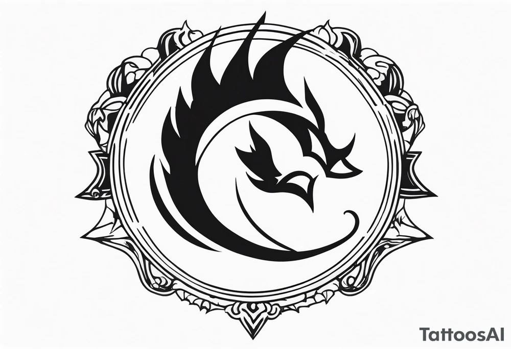 Fairy tail anime tattoo emblem tattoo idea