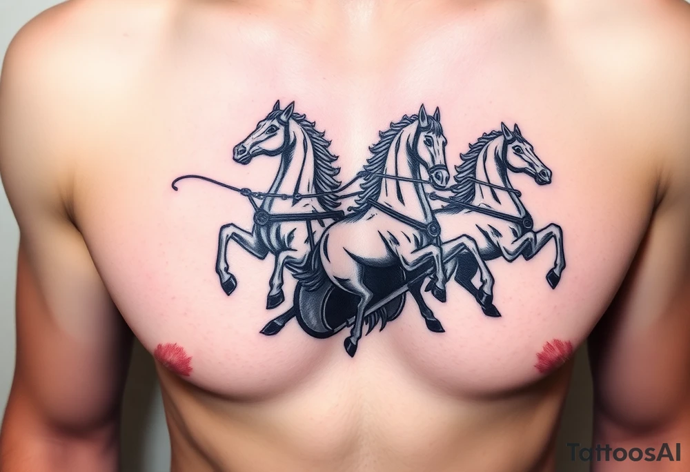 Chariot horses tattoo idea